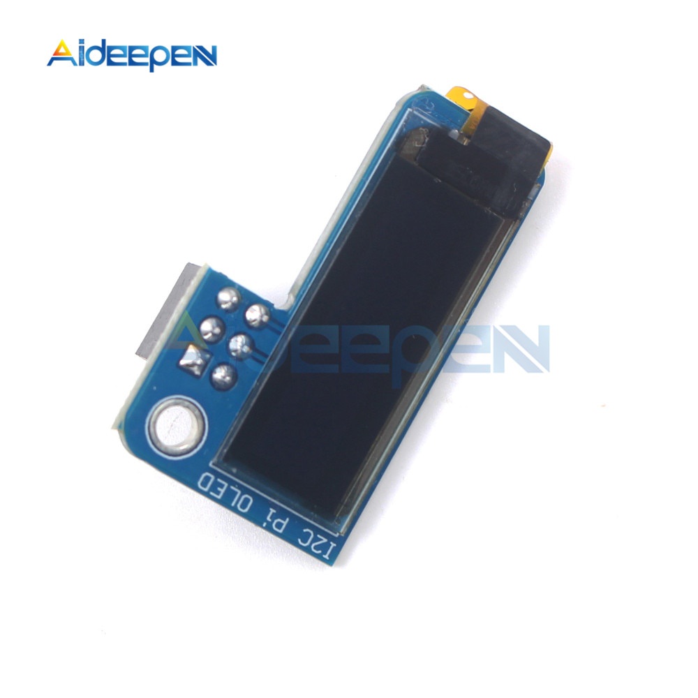 Mô Đun Hiển Thị Màn Hình OLED 0.91 inch 128X32 I2C SSD1306 12832 Cho Raspberry Pi 1 2 3 B+ Pi Zero