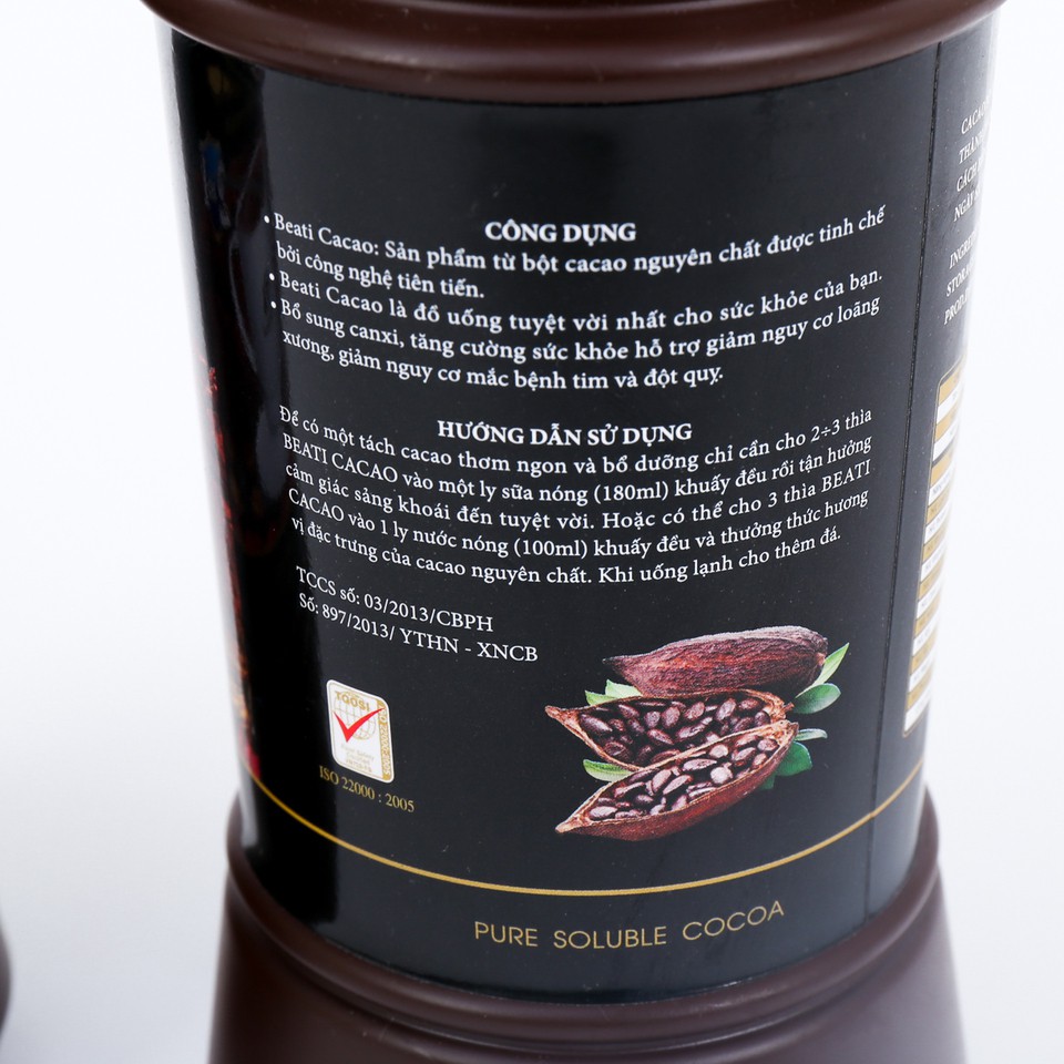Bột cacao Beauti uống liền