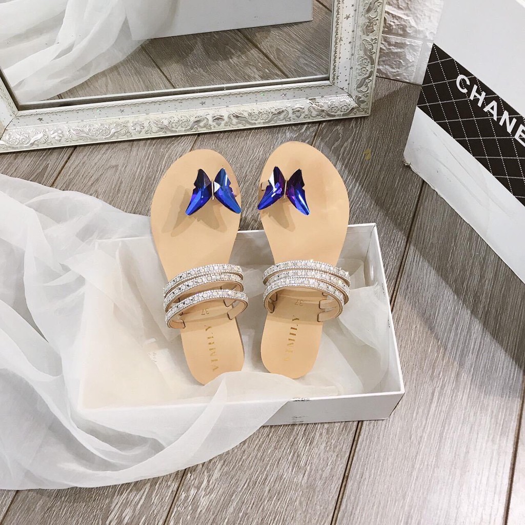 [ Ảnh Thật ] DÉP XỎ NGÓN CÀI NƠ BƯỚM | BigBuy360 - bigbuy360.vn