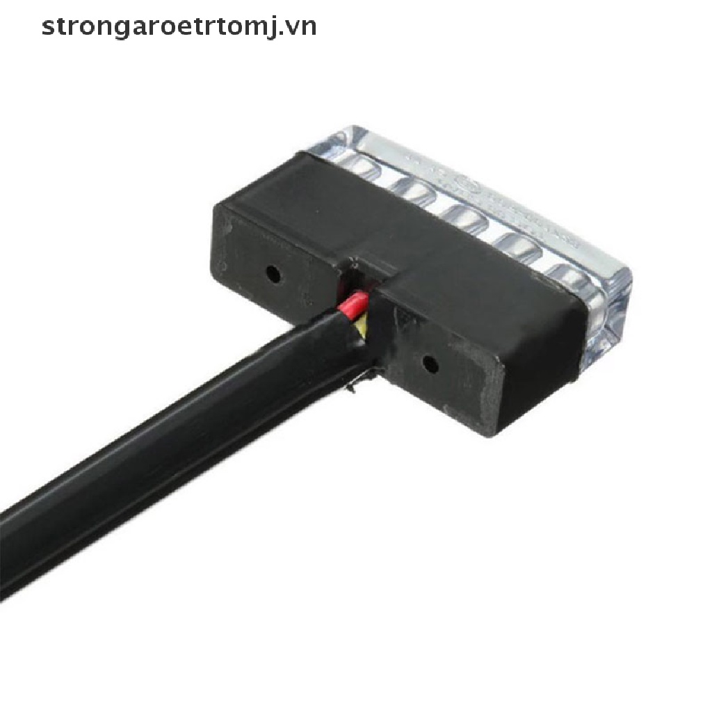 Đèn Phanh 5 Bóng LED Mini 12V Ánh Sáng Đỏ Gắn Đuôi Xe Mô Tô