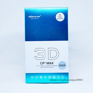 Dán cường lực Nillkin 3D CP+ Max dành cho iPhone 6 7 8 Plus X XS Max XR Pro Max SE