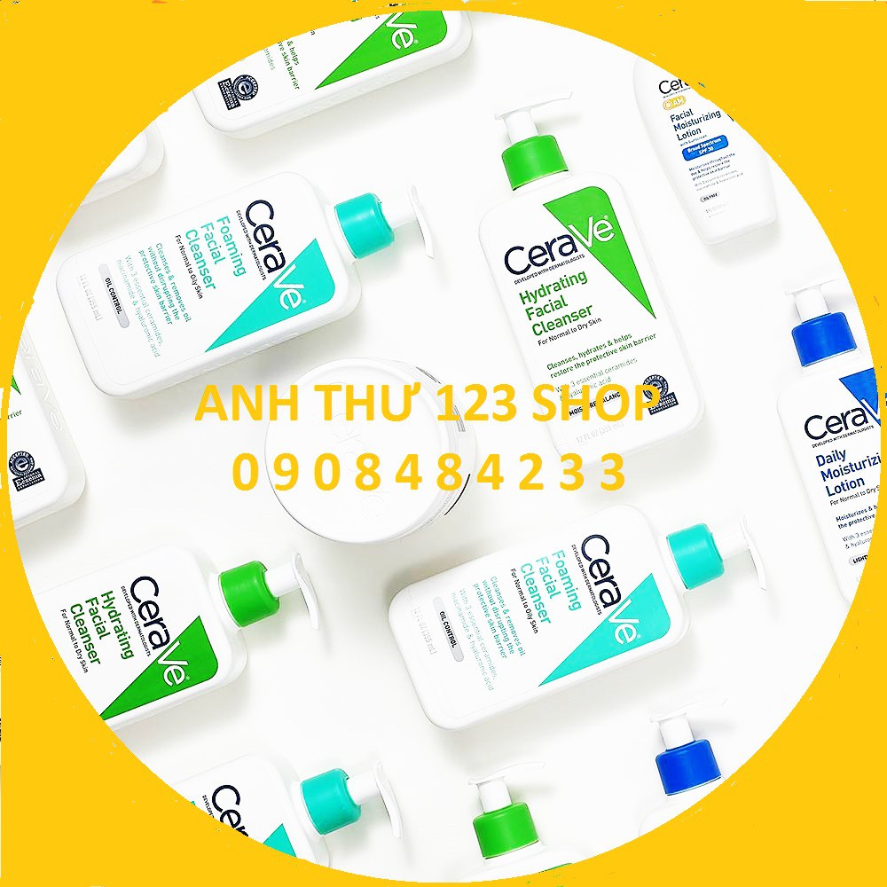 Sữa rửa mặt Cerave MẪU THỬ đủ loại chính hãng từ Mỹ nhập máy bay chất lượng tuyệt hảo