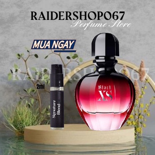 Nước hoa nữ paco rabanne black xs edp 5ml/10ml/20ml ®️