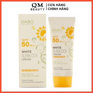 Kem chống nắng Dabo White Sunblock Cream SPF50 PA+++ Hàn Quốc 70ml