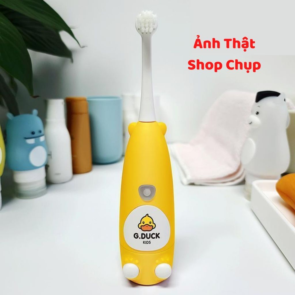 Bàn Chải Đánh Răng Điện Cao Cấp, Bàn Chải Vịt Vàng Siêu Dễ Thương Cho Bé, Shop Mẹ Mốc ,BCD