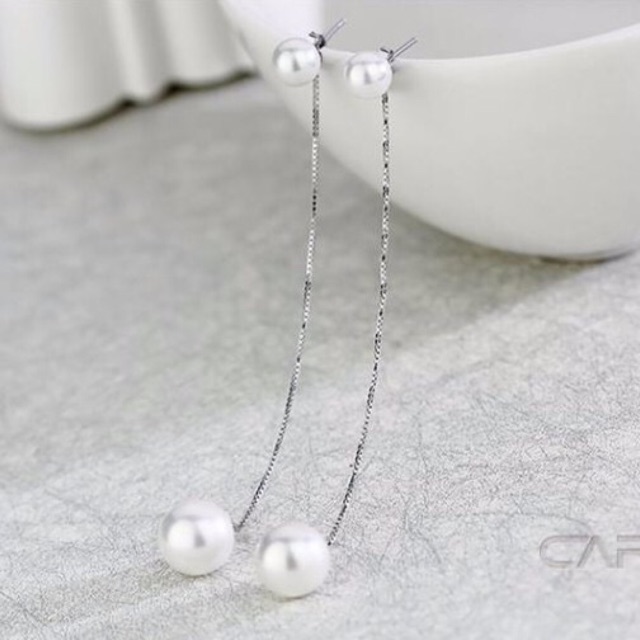 Hoa tai bạc ý 925 thời trang Hàn Quốc cực xinh HT21