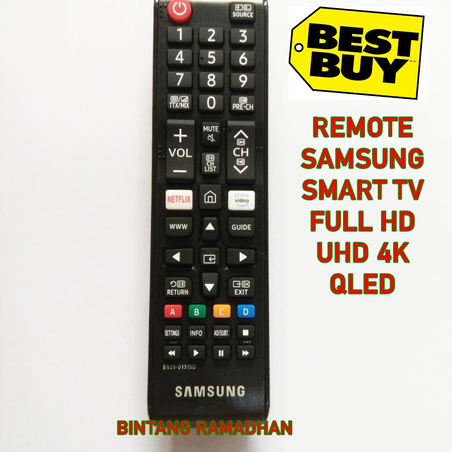 Điều Khiển Từ Xa Cho Tv Thông Minh Samsung Full Hd - Uhd 4k