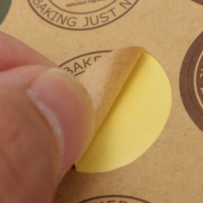 In tem nhãn giấy kraft - da bò - rẻ đẹp