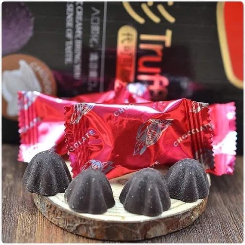 Socola Tươi Nama Truffle Hảo Hạng, 5 Hương Vị Tinh Tế Và Hấp Dẫn, Nama Chocolate Hộp 185g ~ 80 Cái