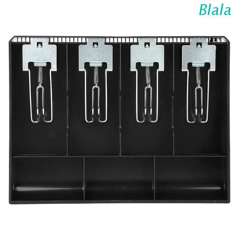 Khay Kim Loại 4 Ngăn Dùng Đựng Tiền Và 3 Đồng Xu Cho Siêu Thị