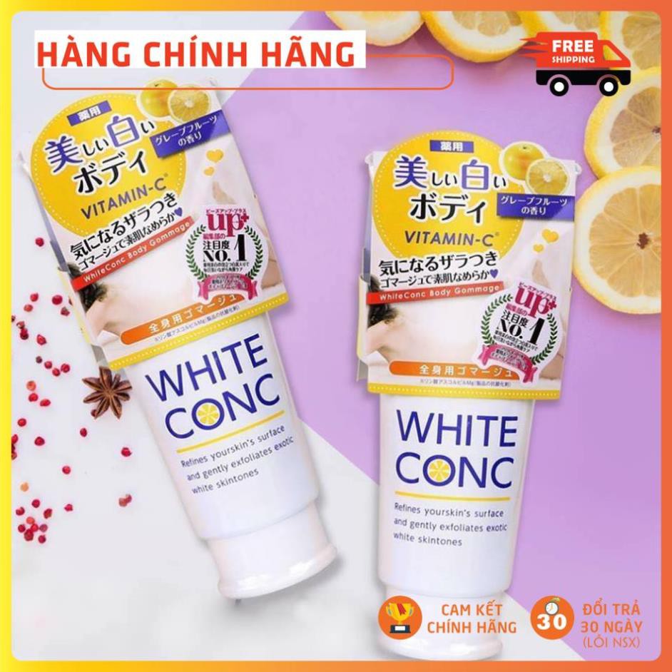 Tẩy da chết White Conc 180g Tẩy tế bào chết dưỡng trắng White Conc Vitamin C