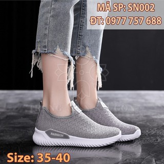 Giày mọi giày đi bộ ngoại cỡ êm chân cho mẹ trung niên u50 u60 size 40 SN002