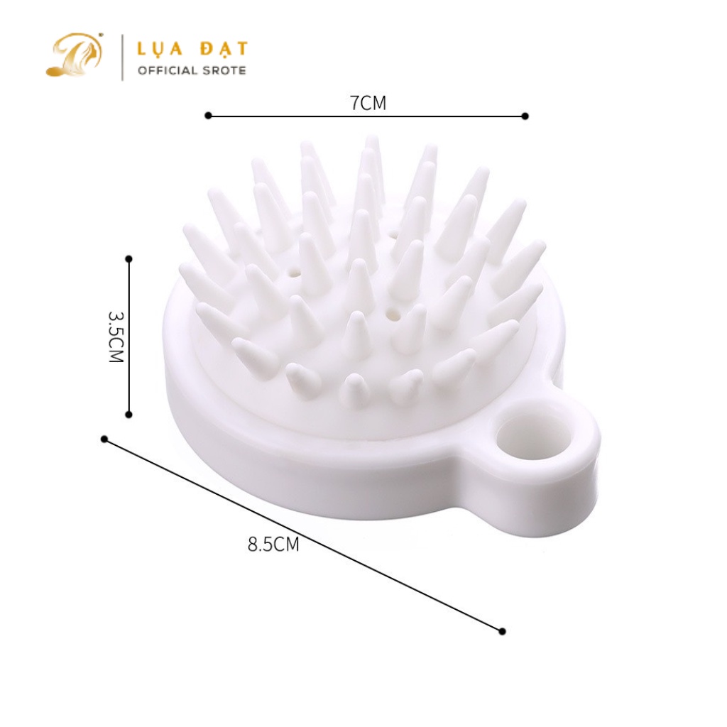 Lược gội đầu Silicone mềm ngăn rụng tóc, chăm sóc da đầu LALITA