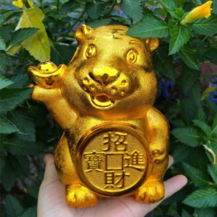 Ống Tiết Kiệm Hình Hổ Vàng Đựng Tiền Tiết Kiệm