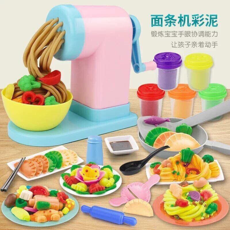 Bộ đồ chơi đất nặn làm bún cho bé