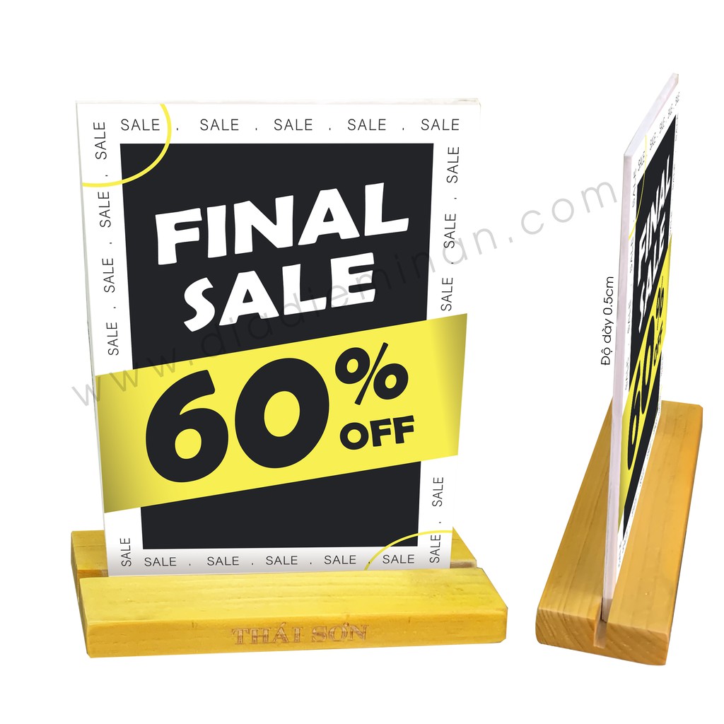 Bảng sale - Tấm Sale - Bảng Giảm giá - Tấm giảm giá  _ MẪU 6