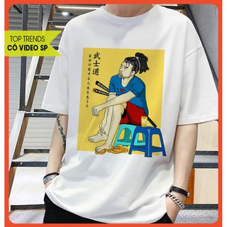 Áo thun unisex Yasuo trà đá (trắng)