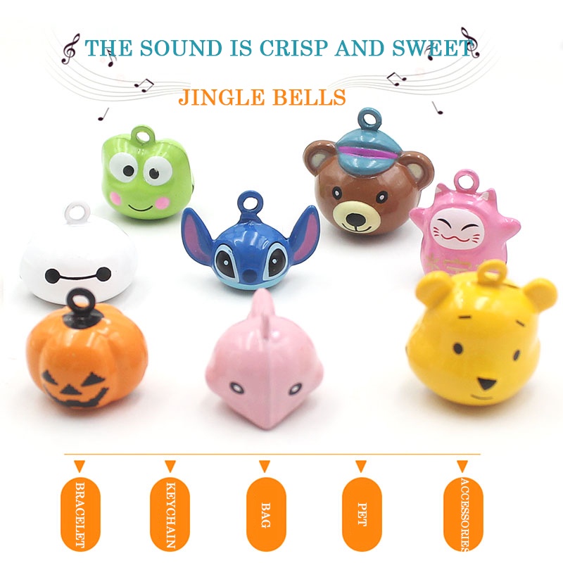 Chuông Lục Lạc Kiểu Hoạt Hình Đáng Yêu Dành Cho Thú Cưng