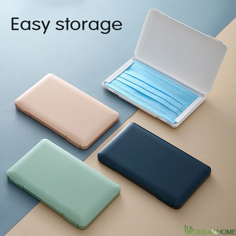 (Hàng Mới Về) Hộp Đựng Khẩu Trang Chống Bụi Dùng Một Lần Tiện Dụng