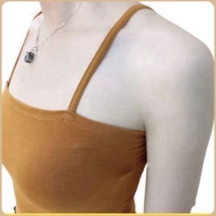 Áo hai dây nữ 100% Cotton , áo 2 dây nữ ngắn croptop dãn dáng ôm siêu xịn xò - kvindstore08