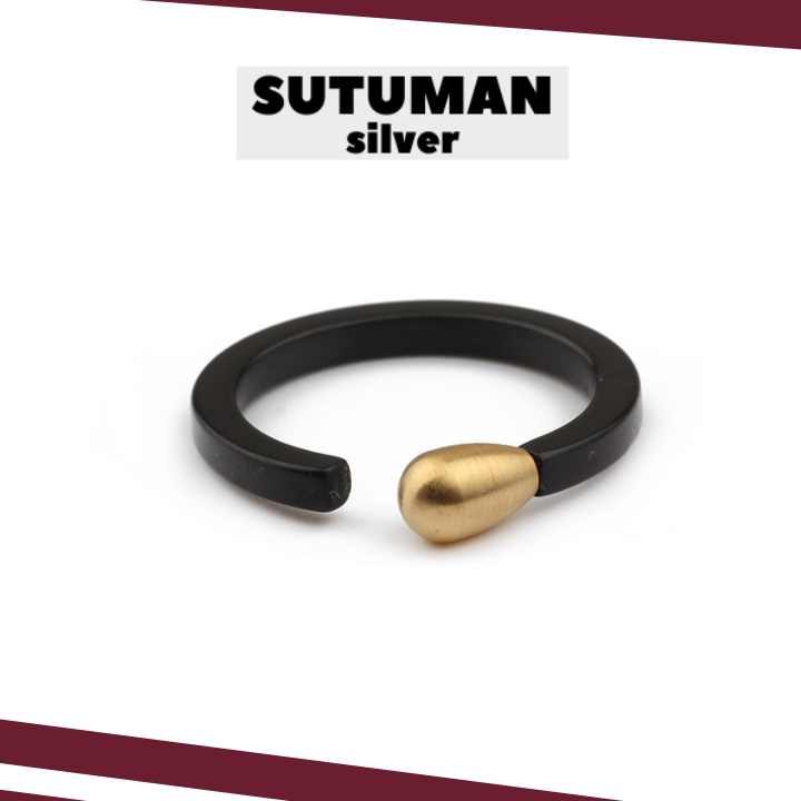 Nhẫn nam Korea Style cá tính xu hướng retro thương hiệu SUTUMANsilver