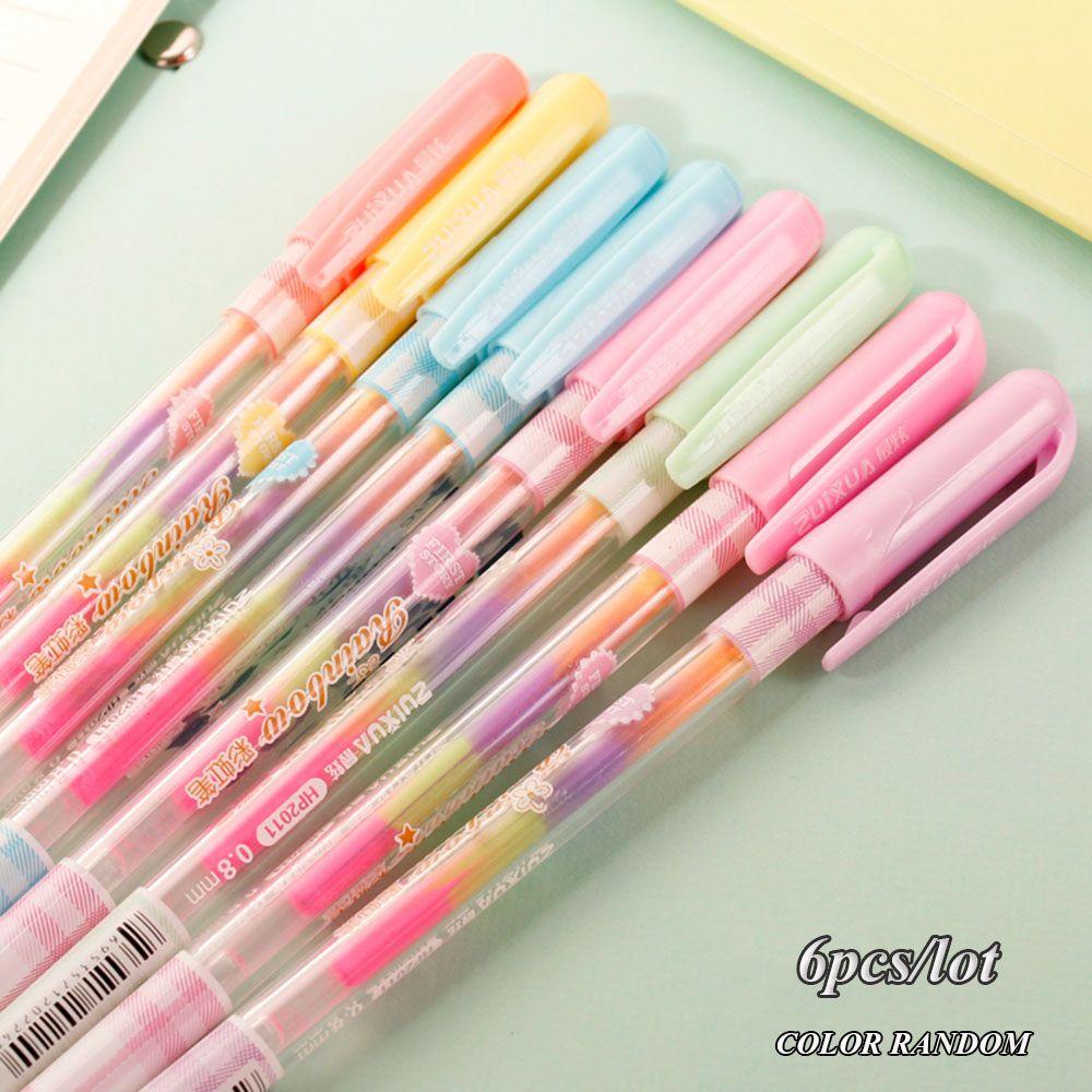 Set 6 Bút Màu 6 Trong 1 Xinh Xắn
