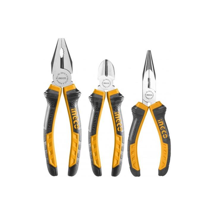 Bộ 3 kìm răng, cắt và nhọn INGCO HKPS08318