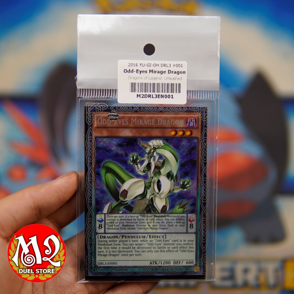 Thẻ bài Yugioh Odd-Eyes Mirage Dragon - Secret Rare - Bảo quản M2SCCQ-LITE