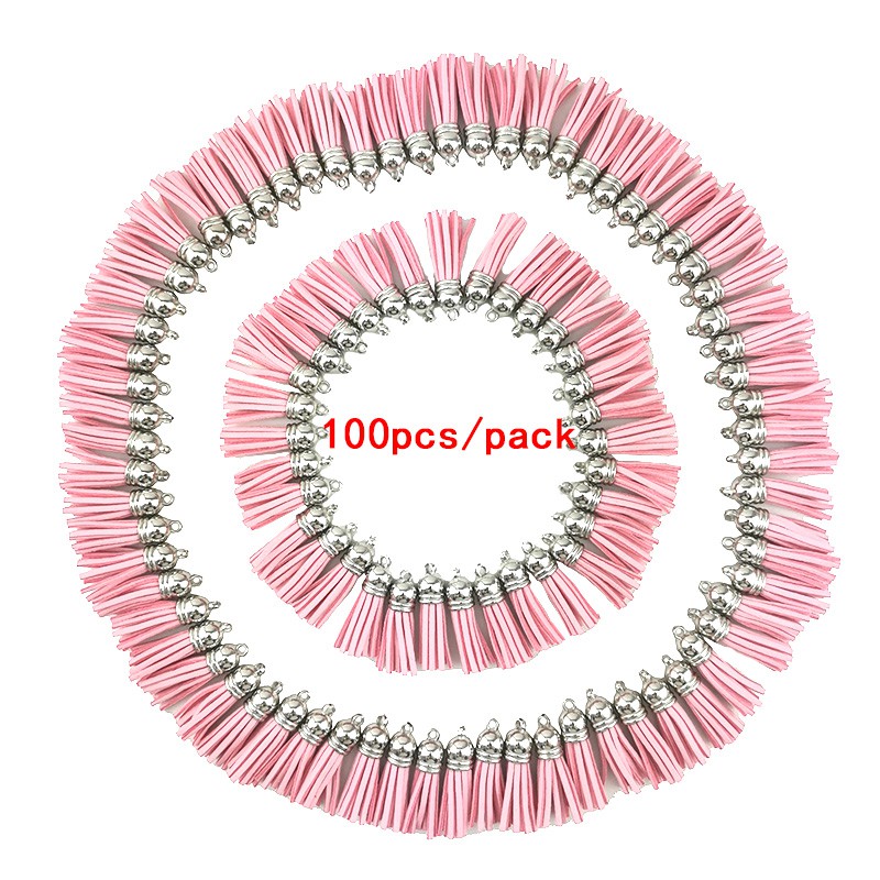 Set 100 Mặt Vòng cổ Thủ Công Phối Tua Rua Xinh Xắn