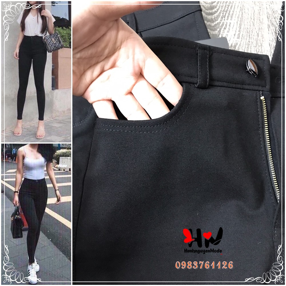 Quần Tregging nữ vải Umi co dãn 4 chiều hàng cao cấp không nhăn nhàu mặc cực tôn dáng | BigBuy360 - bigbuy360.vn