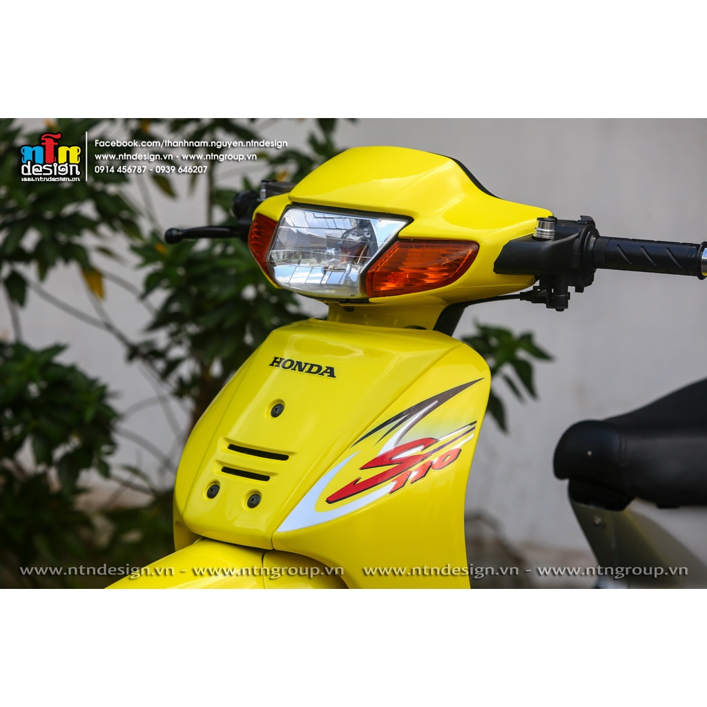 Tem rời Wave S 110 bạc vàng candy cao cấp , không bay màu