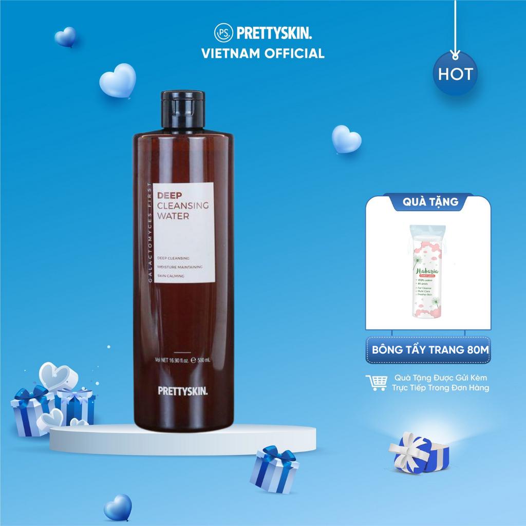 Nước tẩy trang dưỡng trắng Prettyskin 500ml