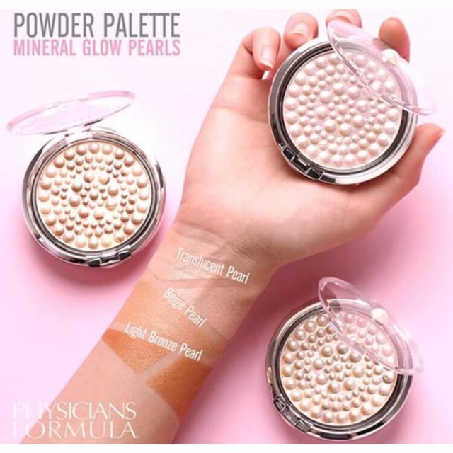 PHẤN BẮT SÁNG PHYSICIANS FORMULA POWDER PALETTE MINERAL GLOW PEARLS CHÍNH HÃNG - 8216