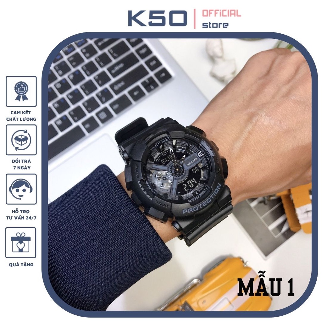 Đông hồ thể thao Nam Nữ unisex kim điện tử GS
