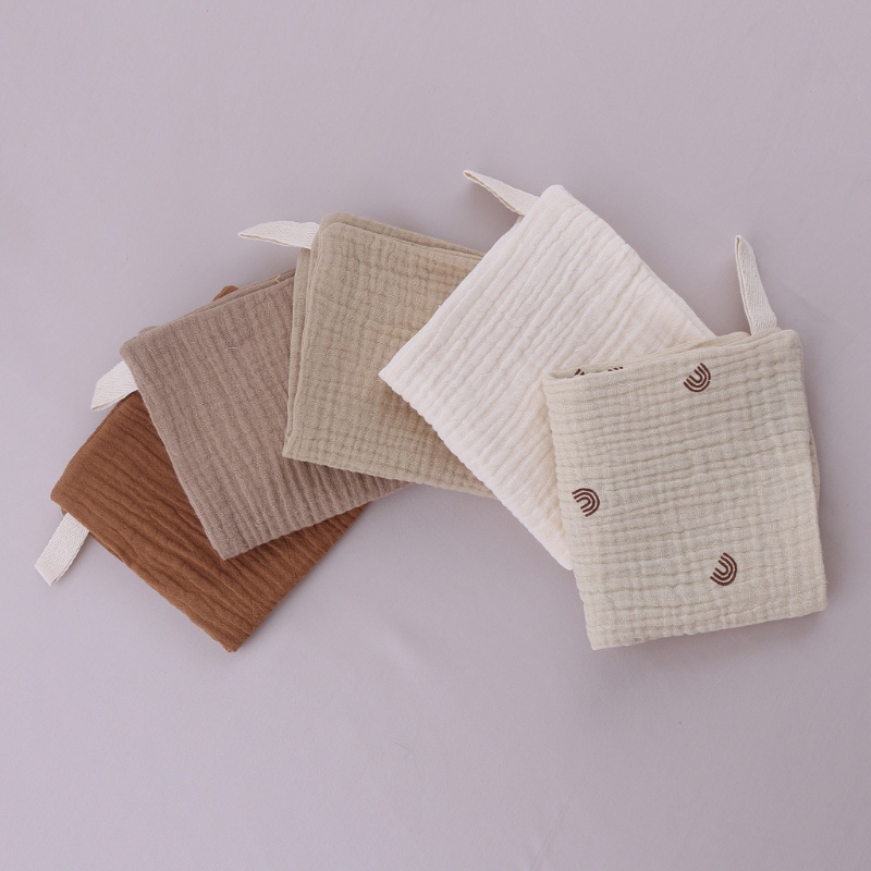 Set 5 Yếm Ăn Cotton Mềm Mại Dành Cho Các Bé