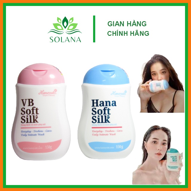 Dung Dịch Vệ Sinh Phụ Nữ Hana Soft Silk Chính Hãng 150g SOLANA