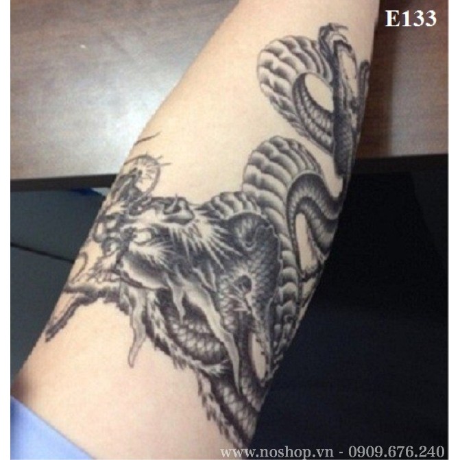 Hình Xăm Dán Rồng E133