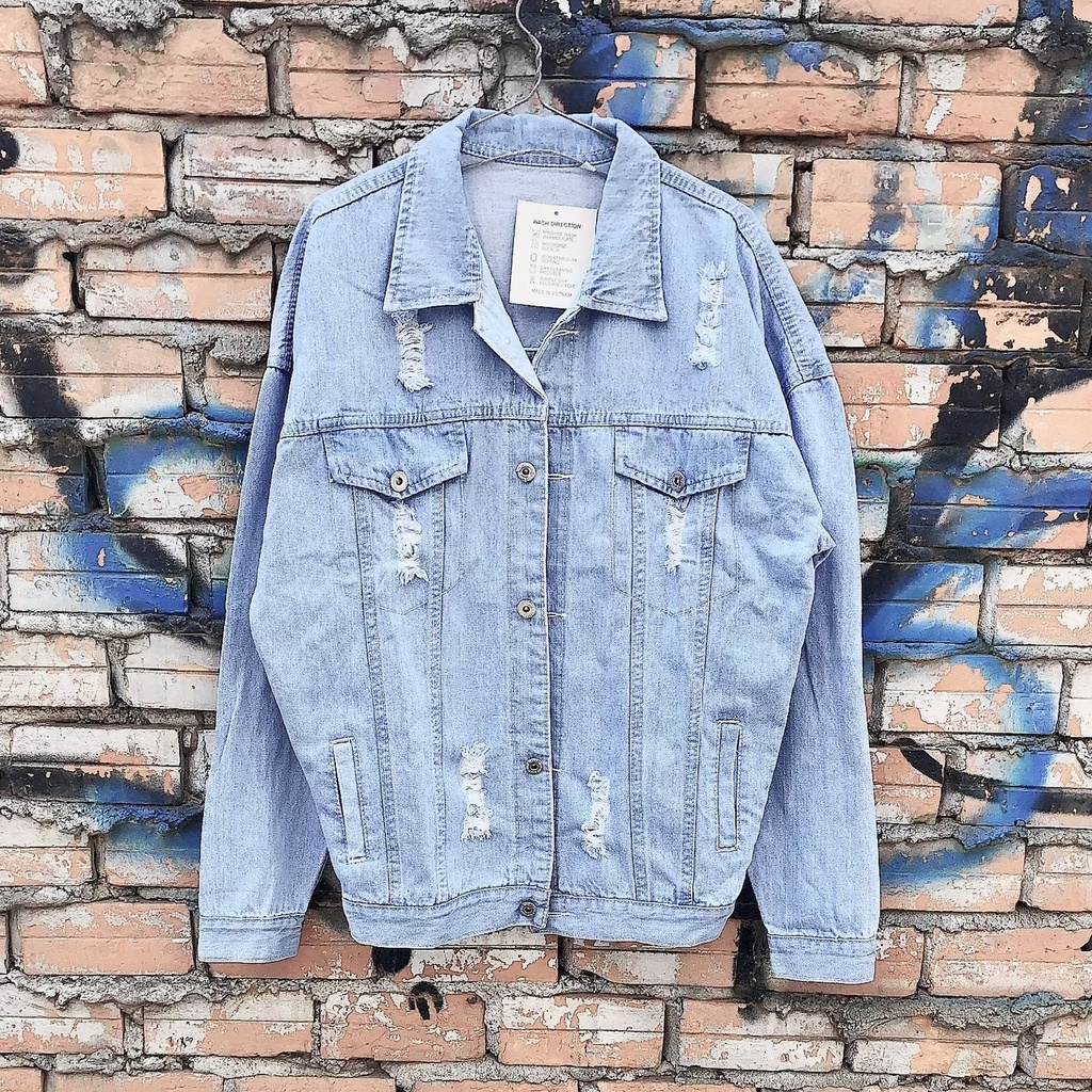 Áo khoác jeans nam (Chất jean cotton) AK486