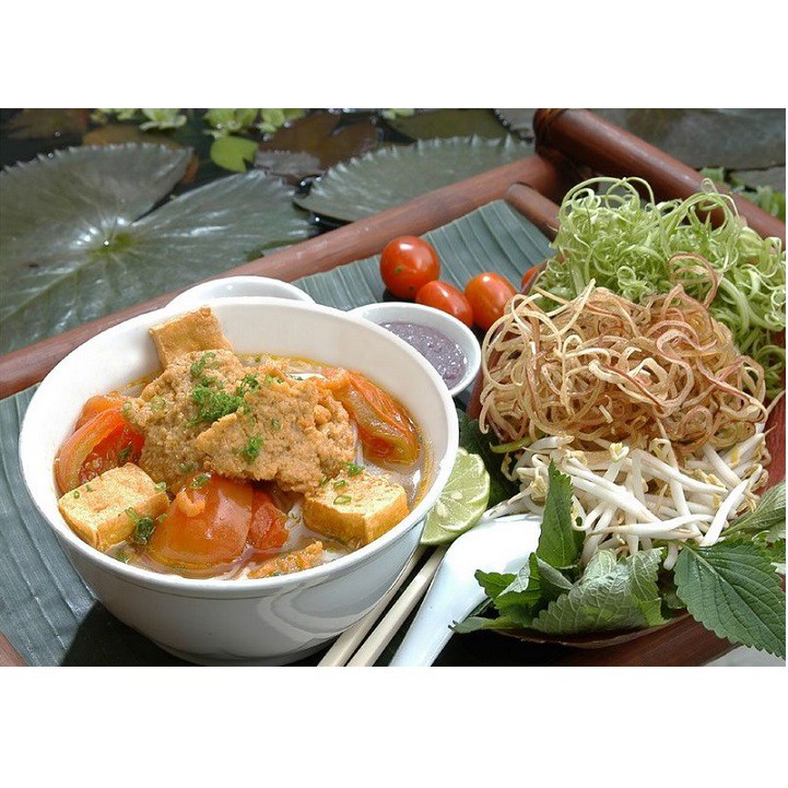 2 gói gia vị cô đặc nấu bún riêu cua cực ngon (1gói/4 viên)
