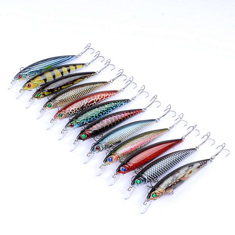 Mồi Câu Cá Giả 11cm / 13.4g Nhiều Màu Sắc