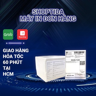 Giấy in nhiệt tự dán Shoptida tiết kiệm chi phí đóng gói không bị phai chữ khổ a6 ( 100x150mm ) 1000 tờ
