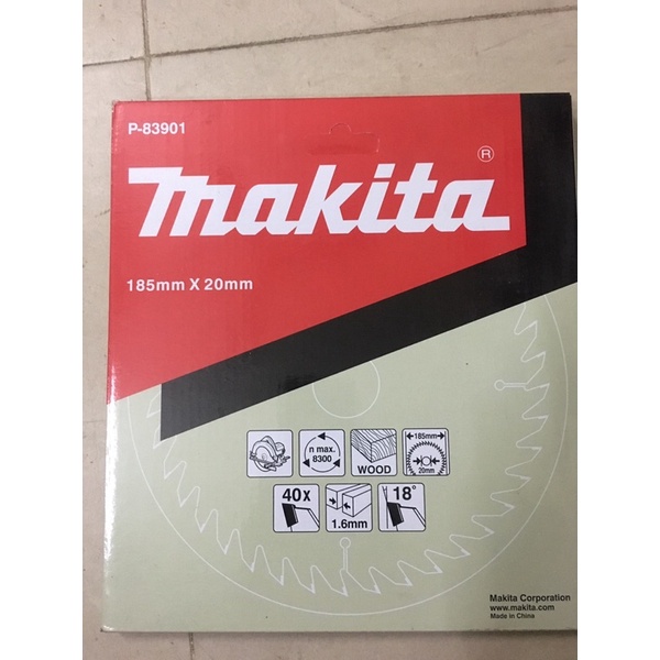 lưỡi cắt gỗ makita 185mm P-83901