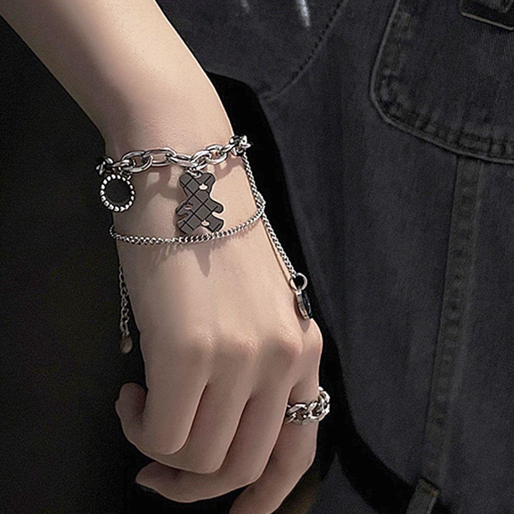 Vòng Tay VANES1 Hình Mặt Cười Dễ Thương Cho Cặp Đôi