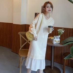 Váy len dệt kim mix đuôi cá