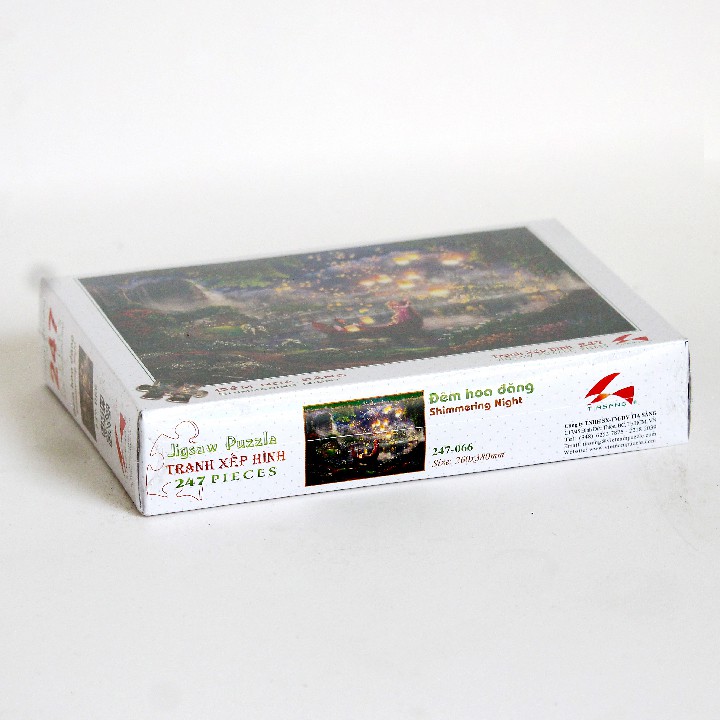 Tranh xếp hình Jigsaw Puzzle giải tỏa stress Tia Sáng 247 mảnh - ĐÊM HOA ĐĂNG - MSP: 247-066