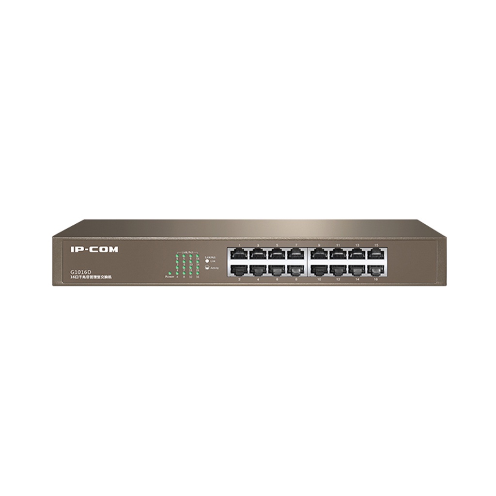 Thiết bị mạng HUB -SWITCH IPCOM UNMANAGED G1016D