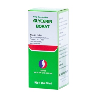 GLYCERIN BORAT bôi miệng, lưỡi