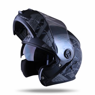 Mũ bảo hiểm fullface lât hàm royal m08