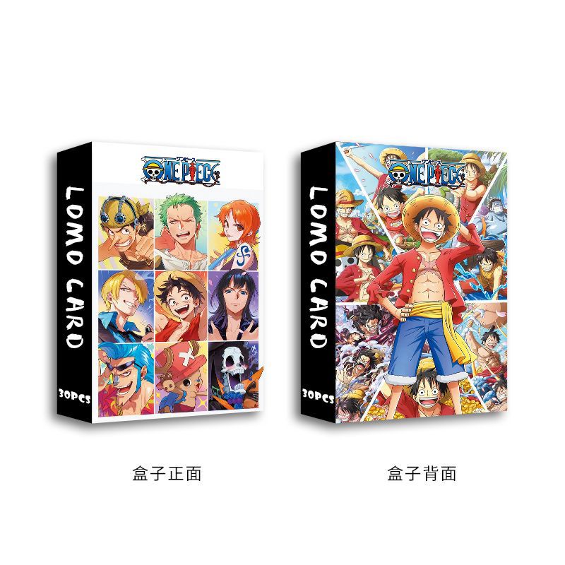 Thẻ Ảnh Lomo Hai Mặt In Hình Anime ONE PIECE