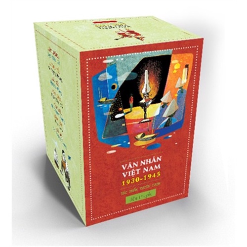 Sách: Văn nhân Việt Nam 1930 - 1945 - Tác Phẩm Tiểu Thuyết Tuyển Chọn - Boxset - TSVH